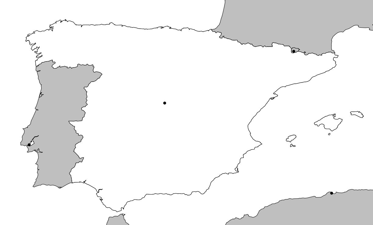 Carte De L&amp;#039;Espagne - Découvrrir L&amp;#039;Espagne Sous Forme De Carte destiné Carte Des Régions Vierge