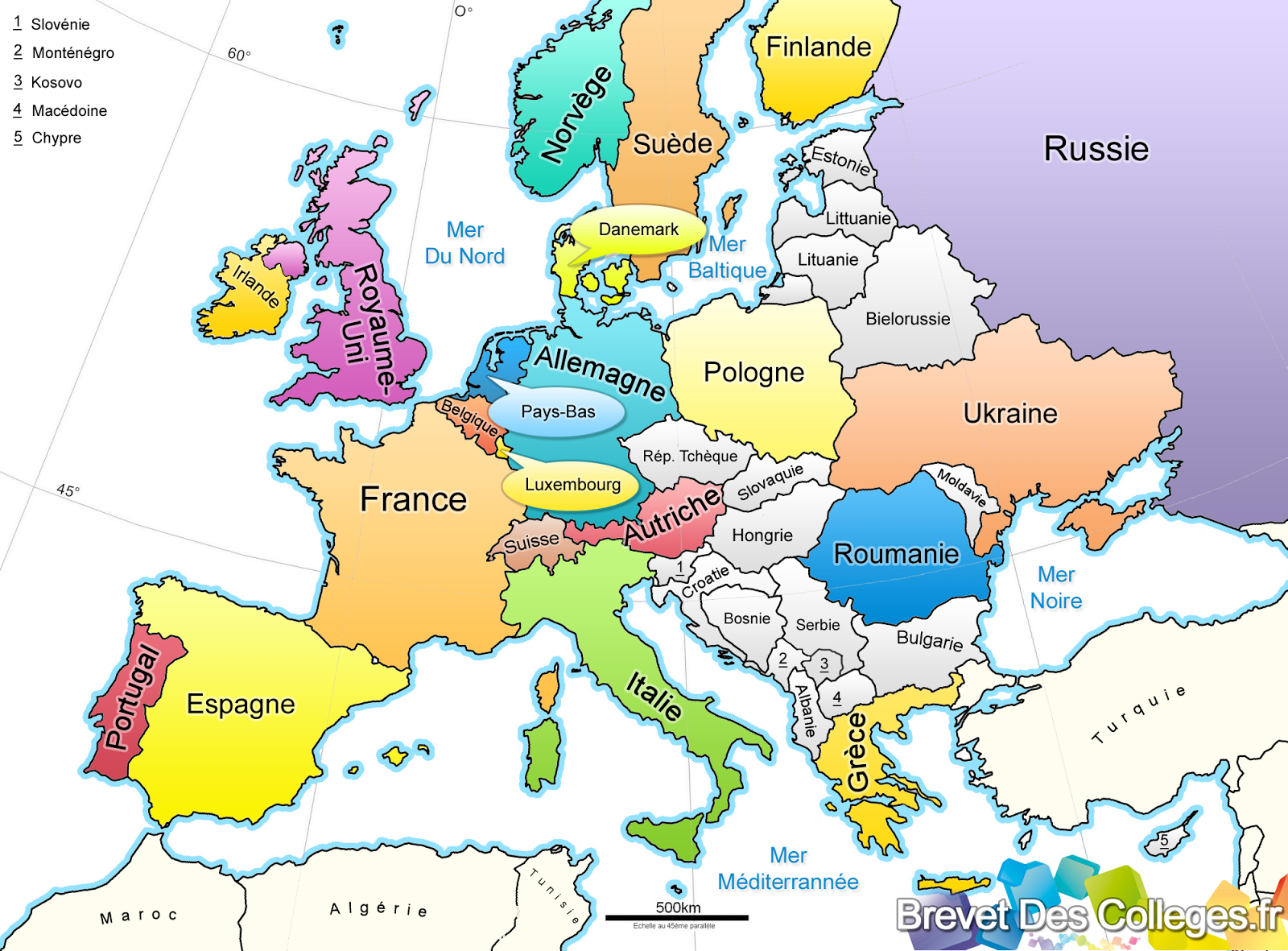 Carte De L&amp;#039;Europe À Imprimer | Carte Europe, Pays, Géographie à Carte De L Europe Avec Capitale