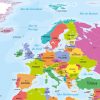 Carte De L'Europe - Cartes Reliefs, Villes, Pays, Euro, Ue intérieur Carte De L Europe Avec Capitales