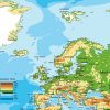 Carte De L'Europe - Cartes Reliefs, Villes, Pays, Euro, Ue pour Carte D Europe Avec Pays