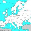 Carte De L'Europe - Cartes Reliefs, Villes, Pays, Euro, Ue pour Carte De L Europe Vierge