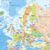 Carte De L'Europe - Cartes Reliefs, Villes, Pays, Euro, Ue tout Carte Europe Vierge