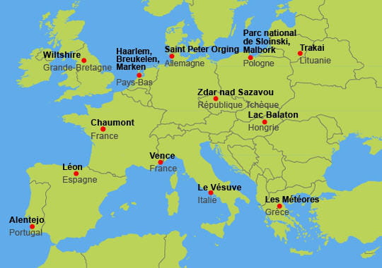 Carte De L&amp;#039;Europe : L&amp;#039;Europe Vue Du Ciel - Linternaute intérieur Carte Géographique De L Europe