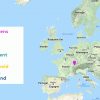 Carte. Découvrez Comment Le Centre Géographique De L'Union avec Carte Union Européenne 2017