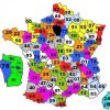 Carte Département Français, Tous Les Département Cartographié destiné Département 57 Carte