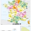 Carte Des 101 Départements - Arts Et Voyages à Listes Des Départements Français