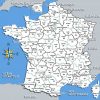 Carte Des 101 Départements - Arts Et Voyages intérieur Carte De France Avec Départements Et Préfectures