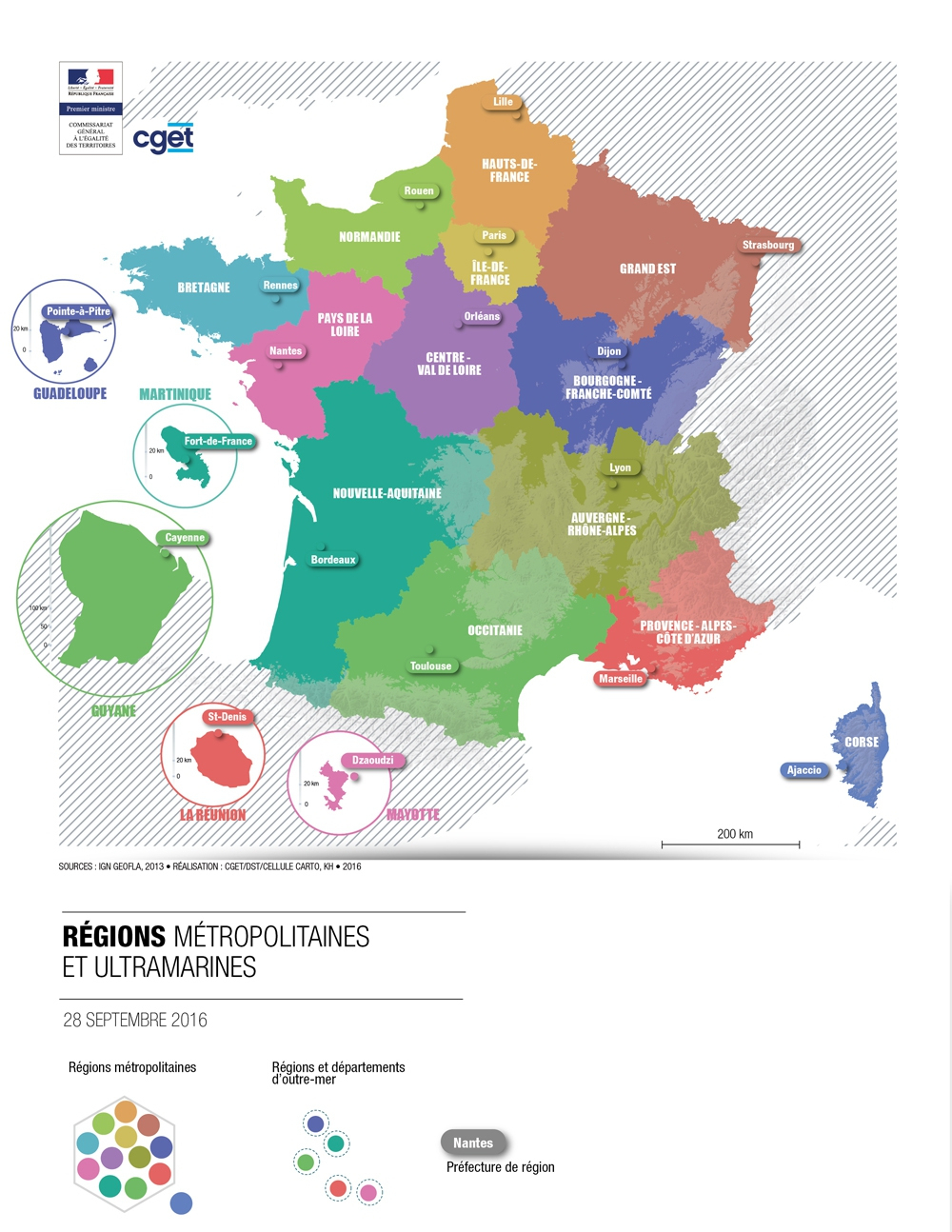 Carte Des 13 Nouvelles Régions De France - Primanyc destiné Carte Des 13 Nouvelles Régions De France