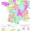 Carte Des Départements De France - Arts Et Voyages serapportantà Carte De France À Imprimer Gratuit