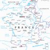 Carte Des Fleuves De France » Vacances - Guide Voyage tout Grande Carte De France À Imprimer
