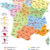 Carte Des Nouvelles Régions De France - Lulu La Taupe avec Carte De France Avec Département