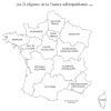 Carte Des Region De France A Completer - Les Departements destiné Carte De La France Vierge