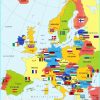 Carte Deurope Drapeaux Et Capitales En 2020 | Carte Europe avec Carte Capitale Europe