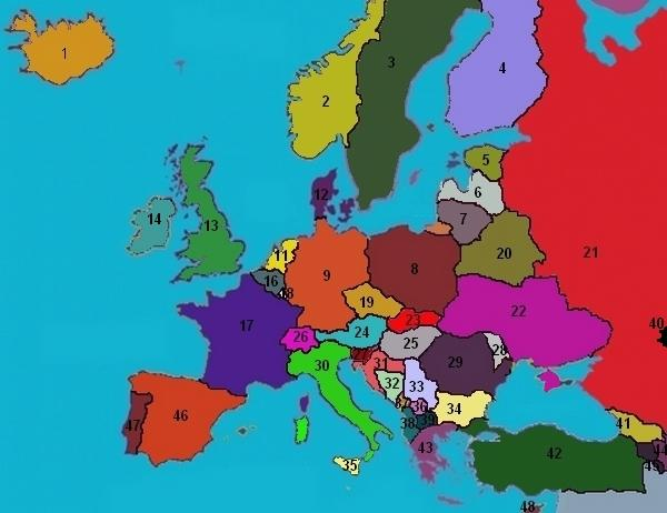 Carte D'Europe - Tous Les Pays Européens Sur Notre Europe à Carte De L Europe Avec Pays