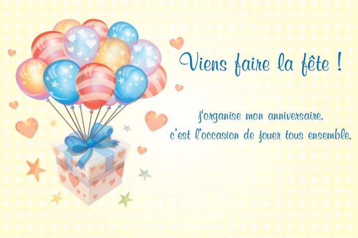 Carte D'Invitation Ballon *8 Ciballon : Fastprint encequiconcerne Carte Invitation Puzzle