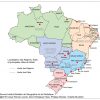 Carte Du Bresil Détaillé dedans Carte Du Brésil À Imprimer