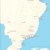 Carte Du Brésil Plan Des 29 Lieux À Voir pour Carte Du Brésil À Imprimer