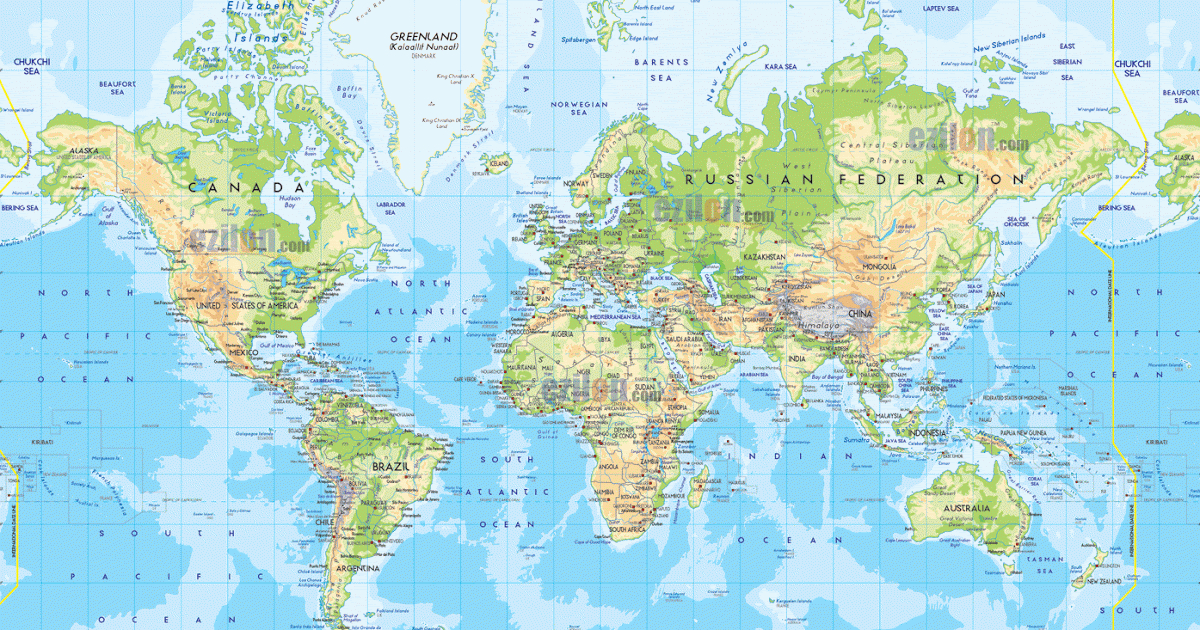 Carte Du Monde Avec Pays | Carte Du Monde Avec Pays avec Carte Géographique Du Monde Avec Nom Des Pays
