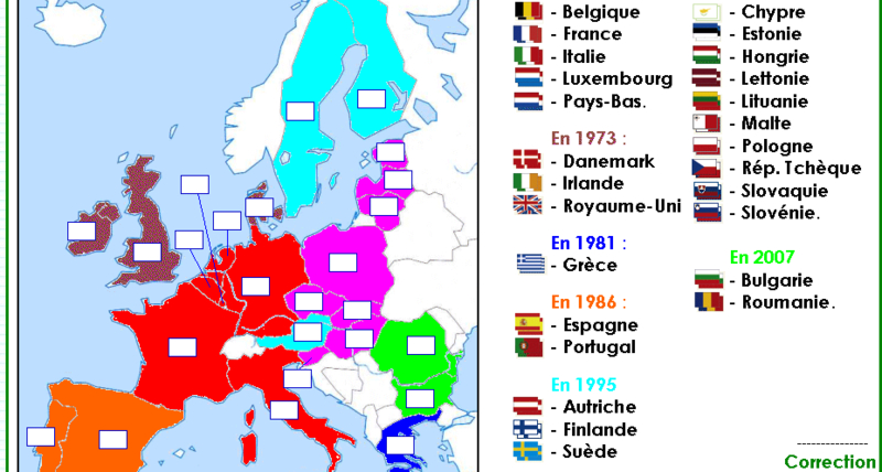 Carte Europe: Carte De Leurope Avec Les 27 Pays Et Capitales intérieur Pays Et Capitales D Europe