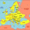 Carte Europe - Géographie Des Pays » Vacances - Guide Voyage avec Capitale Europe Carte