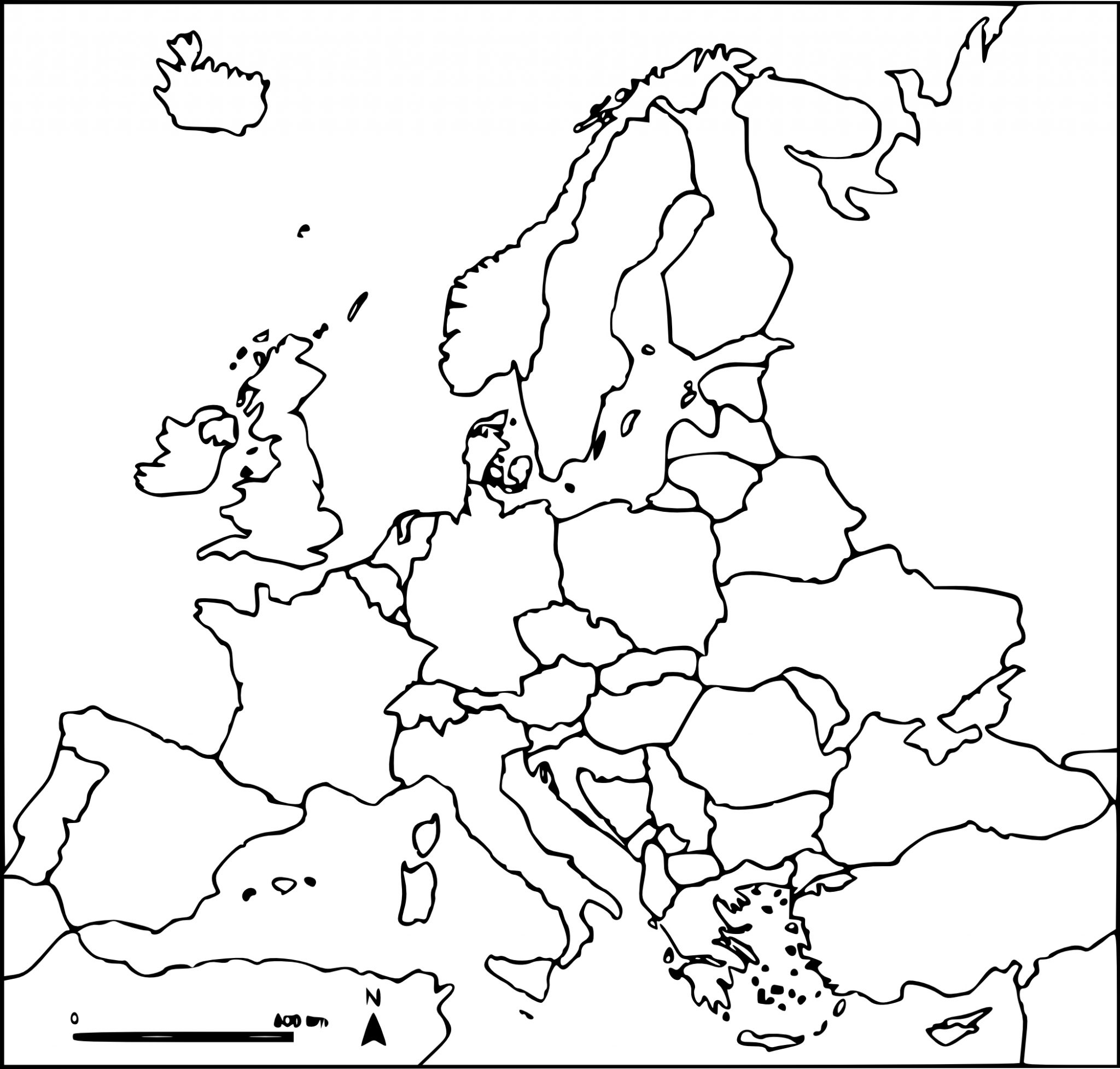 Carte Europe Vierge À Compléter En Ligne - Primanyc intérieur Carte Europe Vierge À Compléter En Ligne