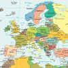Carte Europe Villes - Images Et Plans - Arts Et Voyages avec Carte D Europe À Imprimer