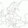 Carte Européenne Vierge Imprimer | My Blog destiné Carte Europe Vierge À Compléter En Ligne