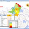 Carte Excel Des Régions Et Départements De France Avec tout Carte De France Avec Département