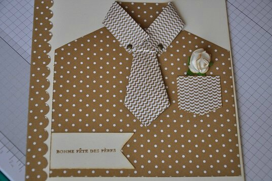 Carte Fête Des Pères Chemise &amp;amp; Cravate - Atelier Pohesi intérieur Carte Fete Des Peres Chemise Cravate