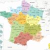 Carte France Région Et Département - Pays Lamer Avec avec Carte Et Ville De France