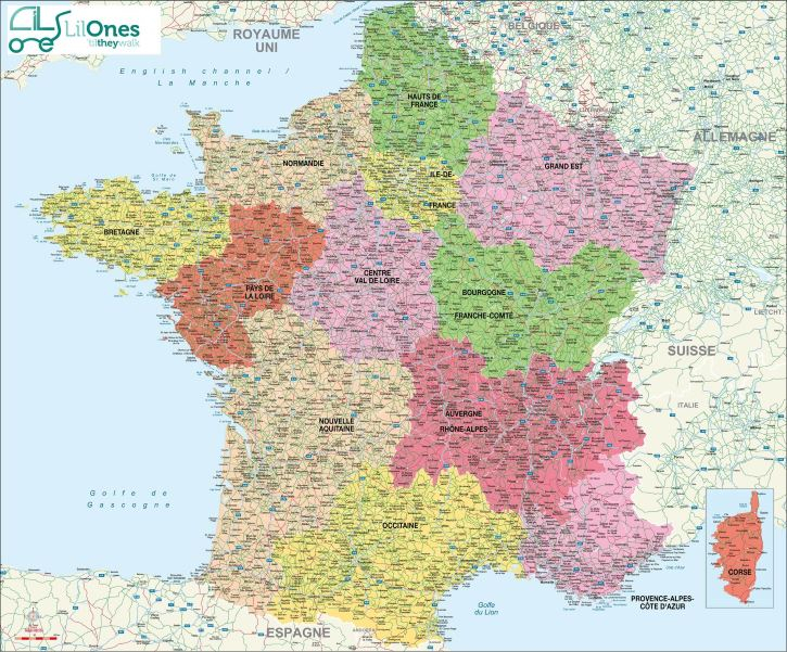 Carte France Villes : Carte Des Villes De France destiné Carte De La France Avec Les Grandes Villes
