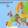 Carte Interactive D'Europe Etats Membres De L'Union À concernant Capitale Union Européenne