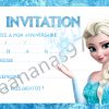 Carte Invitation Anniversaire Elsa Reine Des Neiges avec Invitation Anniversaire Reine Des Neiges Personnalisable