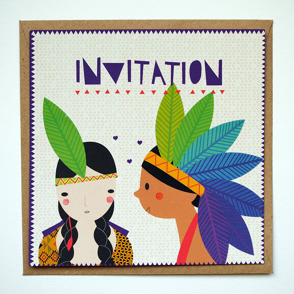 Carte Invitation Anniversaire Indien Minireyve - Achat / Vente destiné Carte Invitation Gratuite Anniversaire