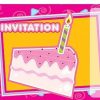 Carte Invitation Anniversaire Part De Gâteau à Carte Invitation Anniversaire Monstre
