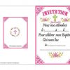 Carte-Invitation-Imprimer-Gratuit: Carte Invitation intérieur Invitations Bapteme