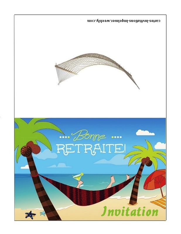 Carte Invitation Retraite Imprimer Gratuite - Cartes D tout Carte Invitation Depart A La Retraite