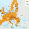 Carte Les 10 Principales Métropoles De L'Union Européenne1 dedans Carte De L Union Europeenne