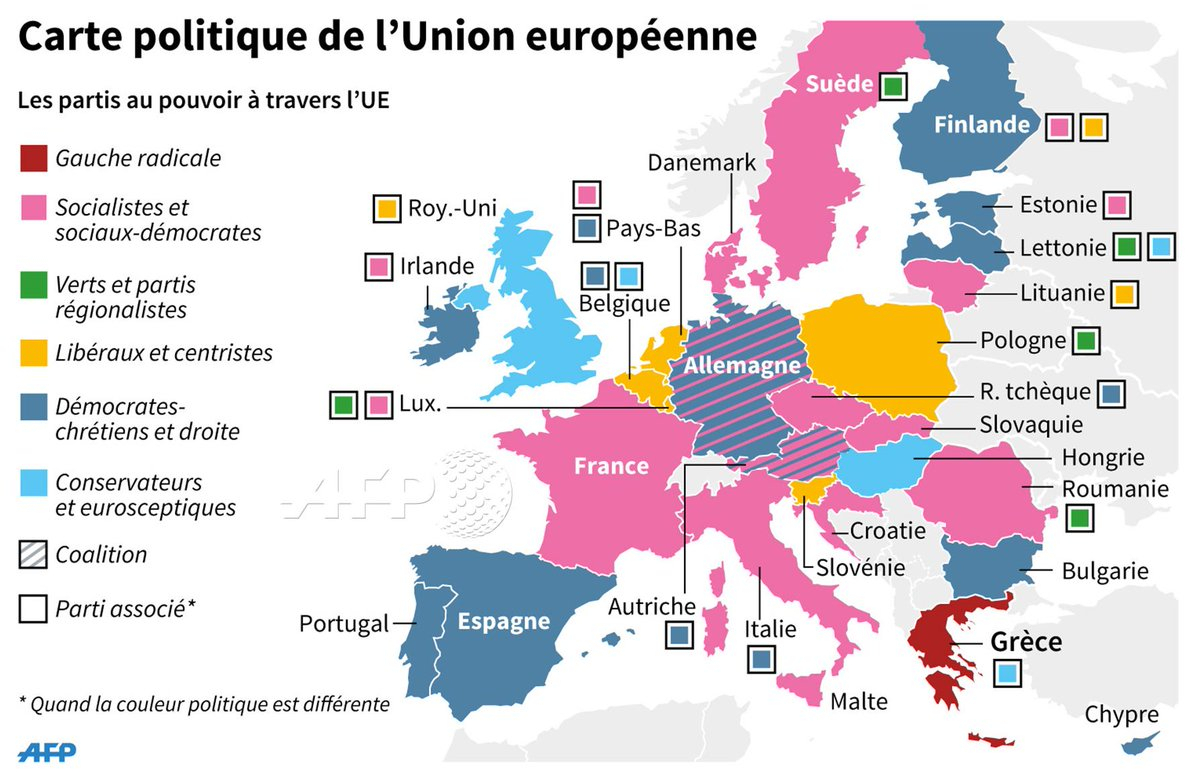 Carte Politique De L&amp;#039;Union Européenne, Par @Afpgraphics # intérieur Carte Pays Union Européenne