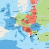 Carte : Une Nouvelle Carte De L'Europe (1919) | Lhistoire.fr à Carte De L Europe Détaillée