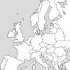 Carte Vierge Europe À Imprimer - Infini Photo à Carte Europe Vierge
