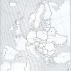 Carte Vierge Politique De L'Europe Et De Sa Capitale encequiconcerne Carte De L Europe Vierge À Imprimer