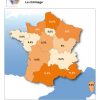 Cartes Comparatives Des Nouvelles Régions En France avec Carte Des 13 Nouvelles Régions De France