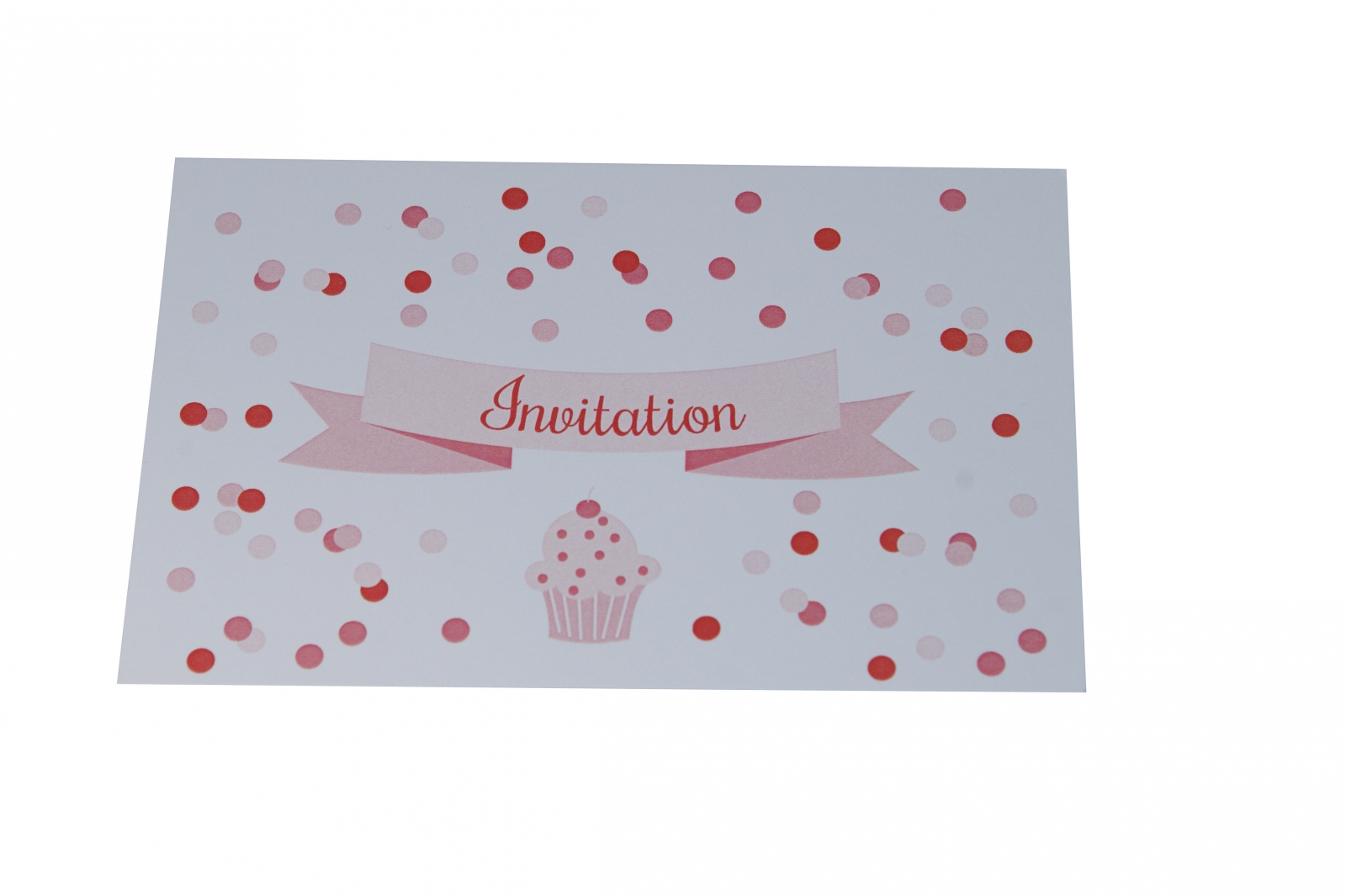 Cartes D'Invitation Anniversaire Cupcake - Papeterie pour Cadeau Pour Les Invites D Anniversaire