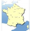 Cartes Muettes De La France À Imprimer - Chroniques tout Carte De France Avec Grandes Villes