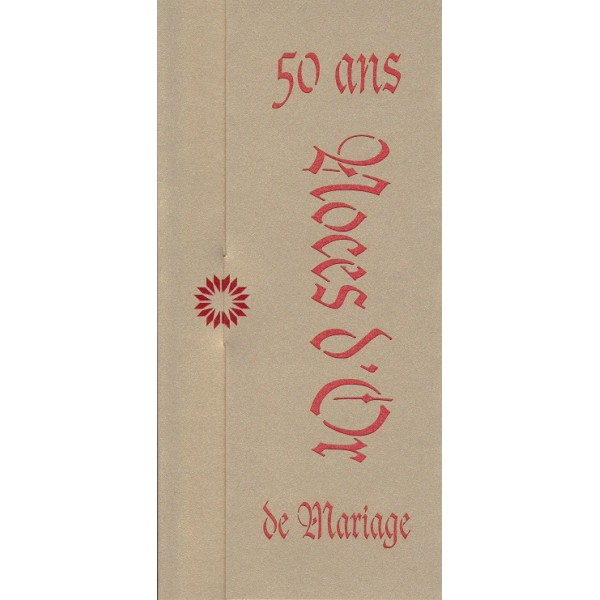 Cartes Pour Anniversaire De Mariage 50 Ans, Noces D&amp;#039;Or encequiconcerne Carte Invitation Noces D Or