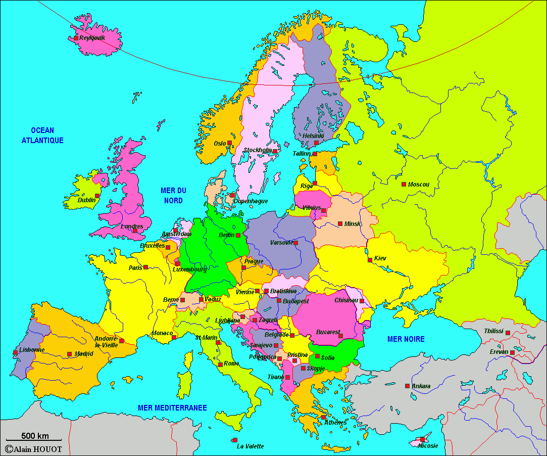 Cartograf.fr : Carte Europe : Page 7 à Carte Europe De L Est