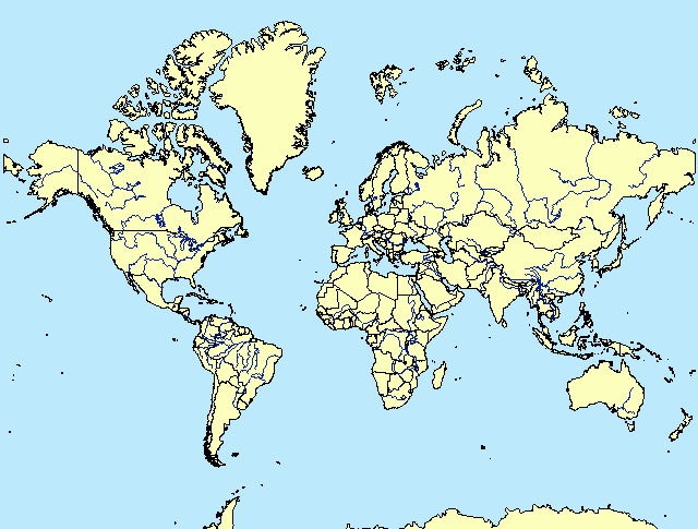 Cartograf.fr : Toutes Les Cartes Des Pays Du Monde destiné Carte Géographique Du Monde Avec Nom Des Pays
