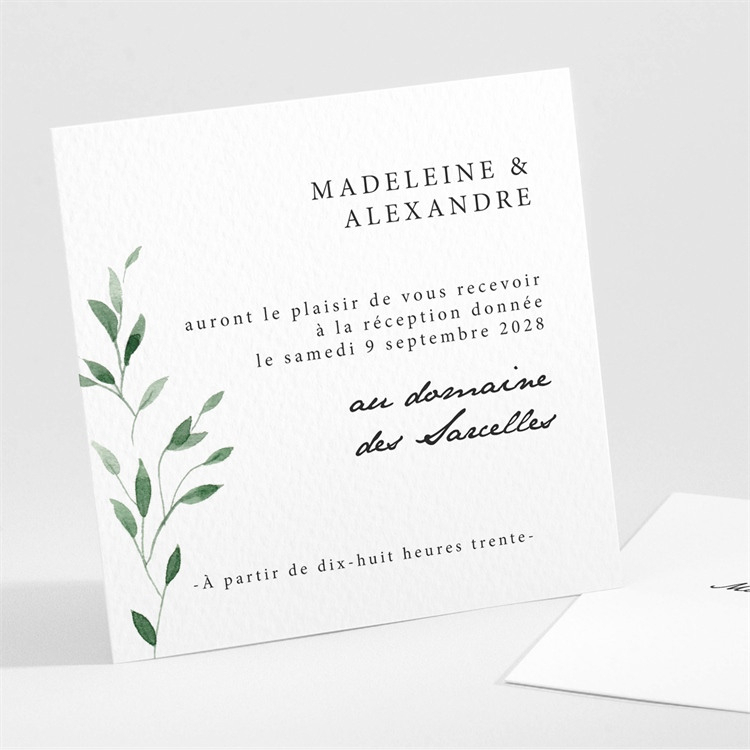 Carton D'Invitation Mariage A L'Ombre De L'Olivier intérieur Faire Des Cartes D Invitation