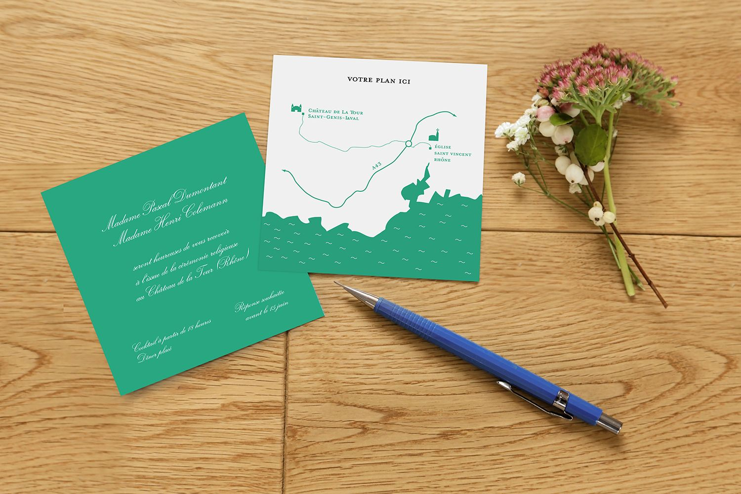 Carton D'Invitation Mariage Traditionnel By Sibylle avec Texte Carton D Invitation Mariage